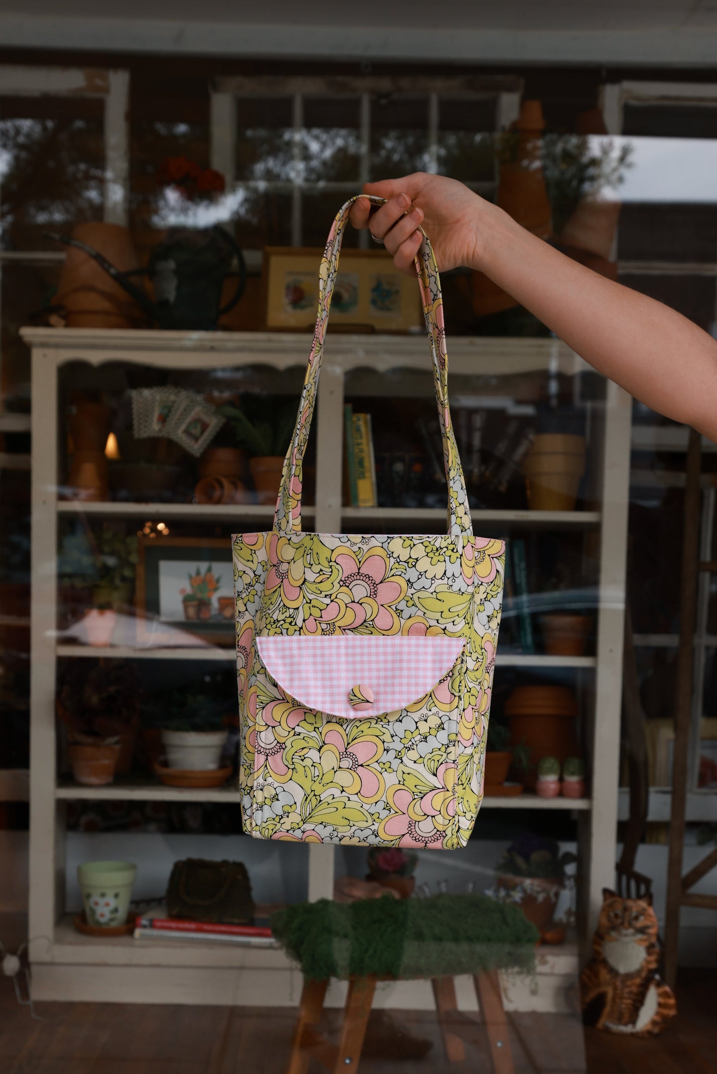 The Anna Tote - paisley pattern