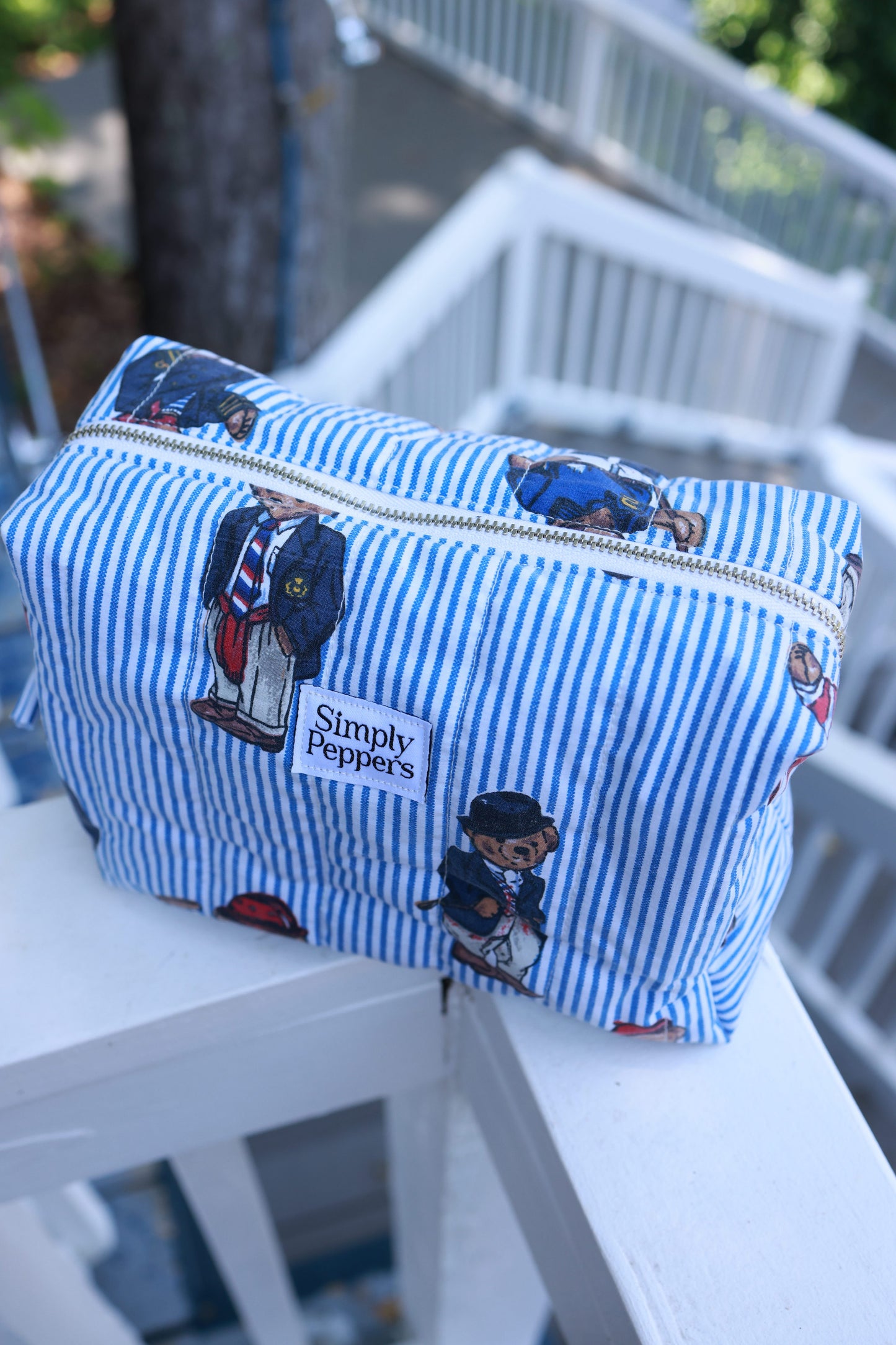 Polo Bear Boxy Makeup Bag